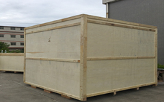 超大型木箱包装的施工案例